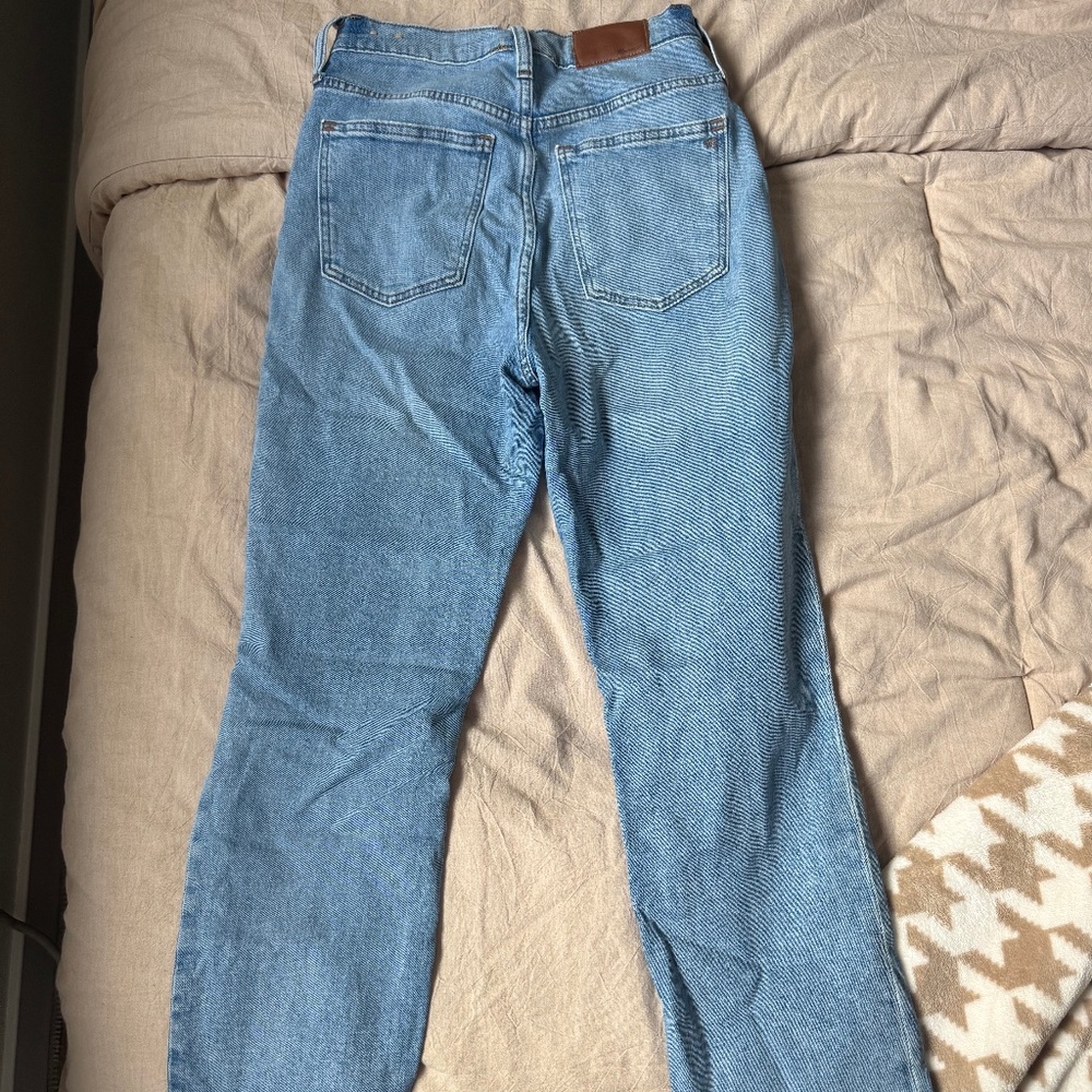 Madewell HR slim crop boyjean